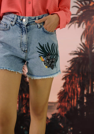 DENIM SHORT