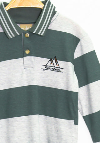LONG SLEEVE POLO SHIRT