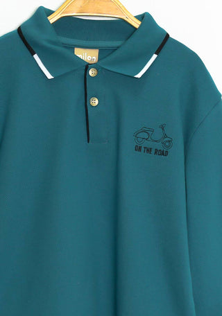 LONG SLEEVE POLO SHIRT