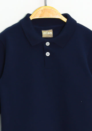 LONG SLEEVE POLO SHIRT