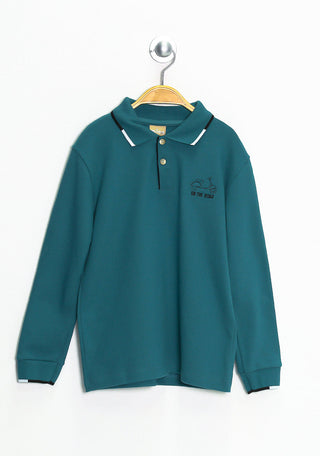 LONG SLEEVE POLO SHIRT