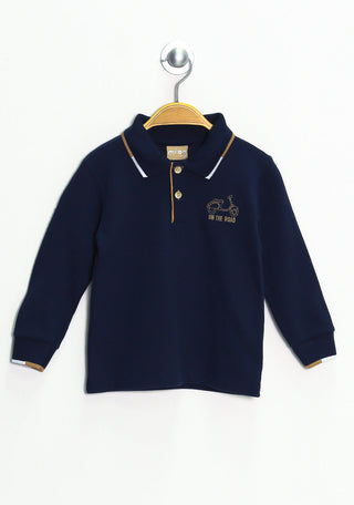 LONG SLEEVE POLO SHIRT